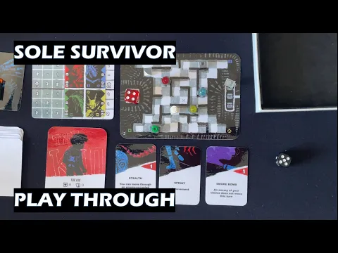 Sole Survivor PnP solo board gamefull playthrough
