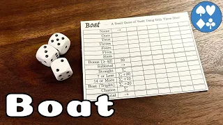 How to Play Boat | a three dice yahtzee style game