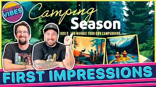 Camping Season Board Game | First Impression Review