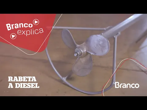 Rabeta Longa Simples para Motor a Diesel RDP Branco