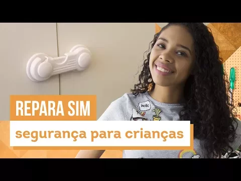 Trava para Móveis ABS e Aço Branco 2 peças