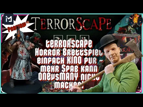 TERRORSCAPE - das Horror Brettspiel - einfach KINO pur - mehr Spaß kann ONEvsMANY nicht machen!