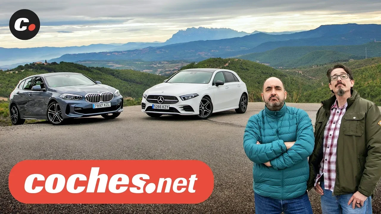 BMW Serie 1 vs Mercedes Clase A | Prueba Comparativa / Review en español | coches.net