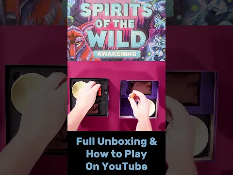 Spirits of the Wild Comparison #boardgames #unboxing