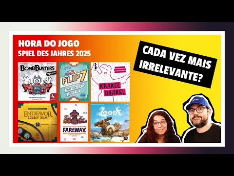 Spiel des Jahres 2025 - Hora do Jogo