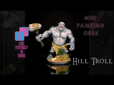 PAINTING Lord of the Rings Journeys in Middle Earth BOARD GAME MINIATURES Ep. 6: Hill Troll