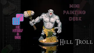 PAINTING Lord of the Rings Journeys in Middle Earth BOARD GAME MINIATURES Ep. 6: Hill Troll