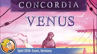 Concordia Venus — game overview at SPIEL '18