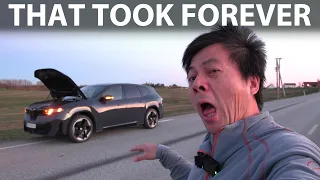 I drove BMW iX3 50 xDrive until the battery died