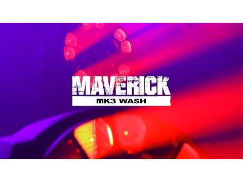 Product video thumbnail for Chauvet Maverick MK3 Wash LED Moving Wash Light