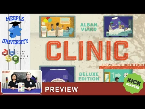 Clinic Deluxe Edition Board Game – Kickstarter Preview