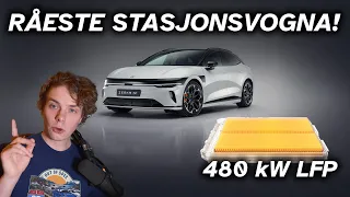 Zeekr-stasjonsvogna er et LADEMONSTER og kommer snart til Norge
