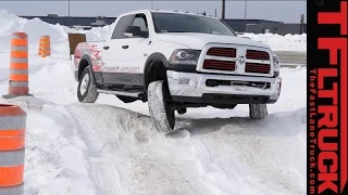 2015 Ram 2500 HEMI Power Wagon Cold Steel on Ice: 3 Locking Differentials Tested