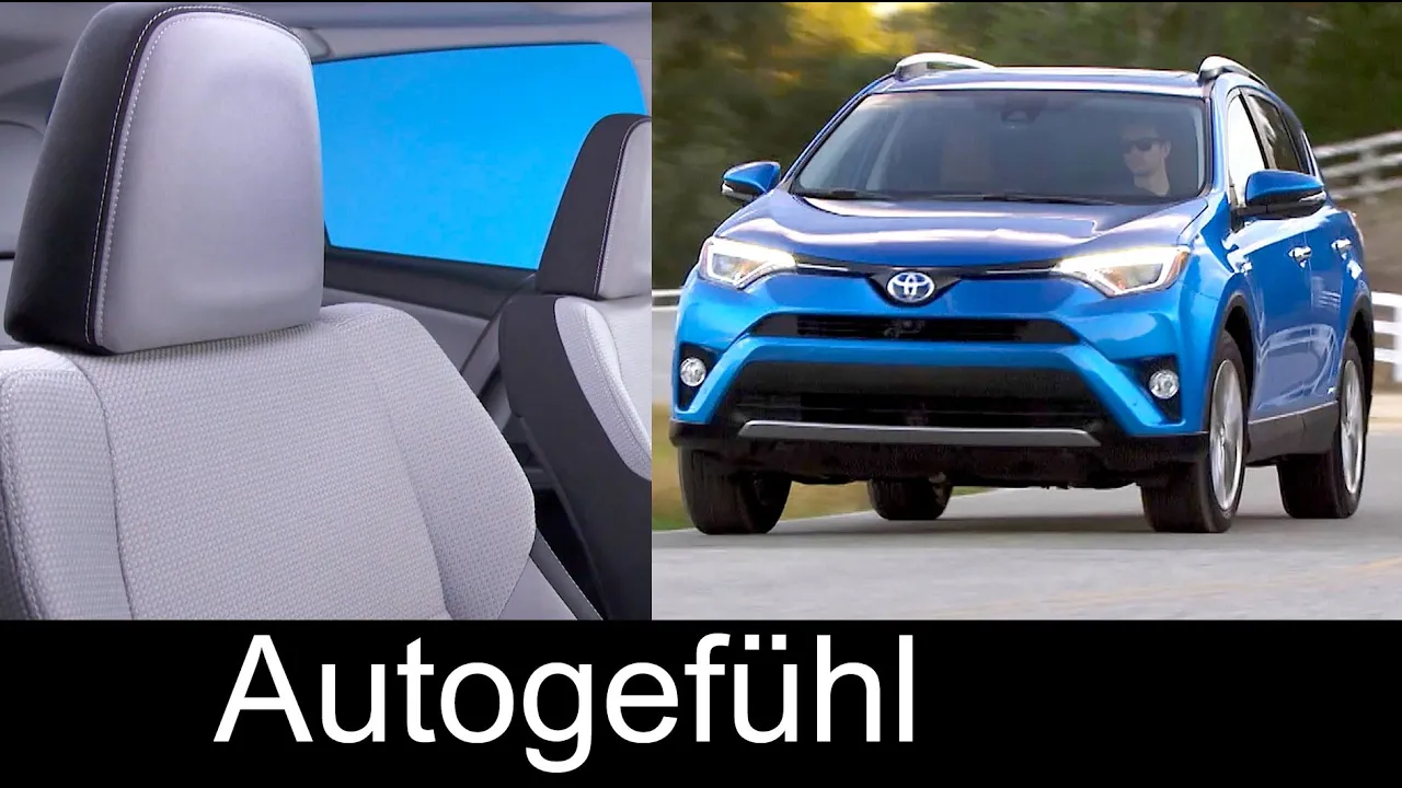 2016 Toyota RAV4 Hybrid XLE & Limited, RAV4 Limited & SE Exterior/Interior Preview