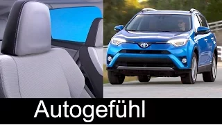 2016 Toyota RAV4 Hybrid XLE & Limited, RAV4 Limited & SE Exterior/Interior Preview
