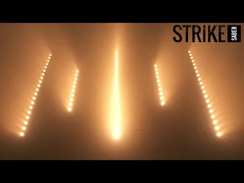 Product video thumbnail for Chauvet Strike Saber 10x17W Wwith Amber Wash LED Bar