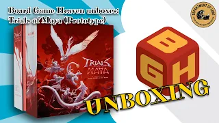 Board Game Heaven Unboxing 272: Trials of Maya (prototype)