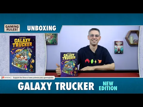 Galaxy Trucker Unboxing - New Edition - First look!