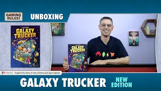 Galaxy Trucker Unboxing - New Edition - First look!