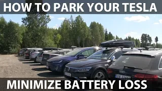 How to leave a Tesla parked for long time
