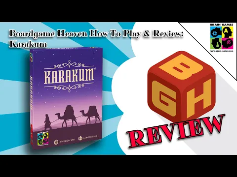 Boardgame Heaven How To Play & Review 205: Karakum (Brain Games)
