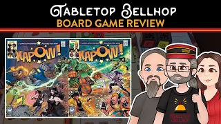 Kapow! Review, A dice building super hero battler from Wise Wizard, We look at both KAPOW! Vol 1 & 2