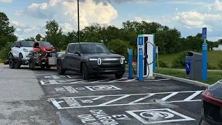 Cross Country Rivian EV Towing Rivian Road Trip! The West Virginia Charging Desert Route - Part 2/2