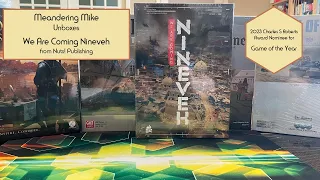 Unboxing We Are Coming Nineveh - 2023 CSR Award Nominee for Game of the Year