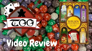 Biblios Quill and Parchment Board Game Review