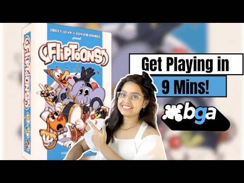FlipToons- How To Play on Board Game Arena | 10 minutes