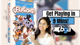 FlipToons- How To Play on Board Game Arena | 10 minutes