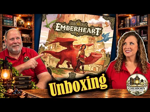 Emberheart Unboxing | What’s Inside This Dragon-Filled Board Game?