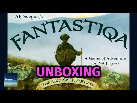 Fantastiqa Board Game | Unboxing (No Talking) | The Rucksack Edition