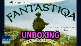 Fantastiqa Board Game | Unboxing (No Talking) | The Rucksack Edition
