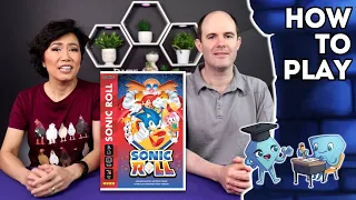 Sonic Roll - How to Play Board Game. With Stella and Tarrant