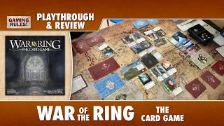 War of the Ring - The Card Game: Playthrough & Review