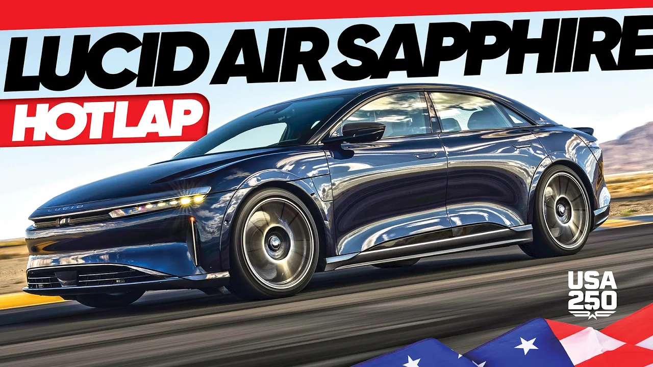 Lucid Air Sapphire Hot Lap: Can a Luxury EV Super Sedan Survive the Racetrack?