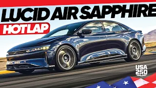 Lucid Air Sapphire Hot Lap: Can a Luxury EV Super Sedan Survive the Racetrack?