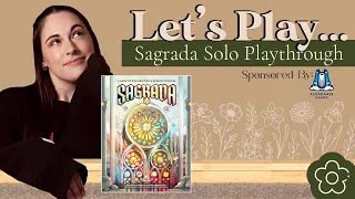 Let's Play... Sagrada + the Sagrada Daily Challenge! | Solo Playthrough Livestream