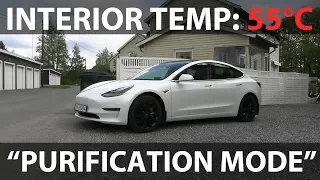 Model 3 self-sanitizing with extreme heat