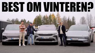Tesla Model Y vs Xpeng G6 vs Skoda Enyaq | HVILKEN GÅR LENGST? | REKKEVIDDETEST