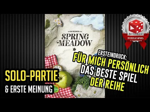 Spring Meadow (Uwe Rosenberg 2018) - Solo Erklär-Let's Play & Erste Eindrücke