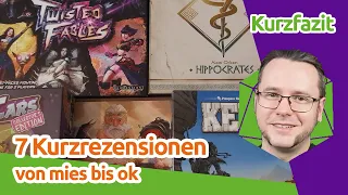 7 Brettspiel-Kurzrezensionen - von mies bis ok | staygeeky