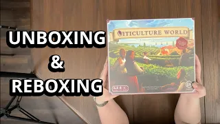 Viticulture World (Viticulture Co-op Expansion) Game Unboxing & Reboxing - What's Inside the box?