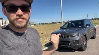 2022 Jeep Grand Cherokee 4XE City Electric Range Test!