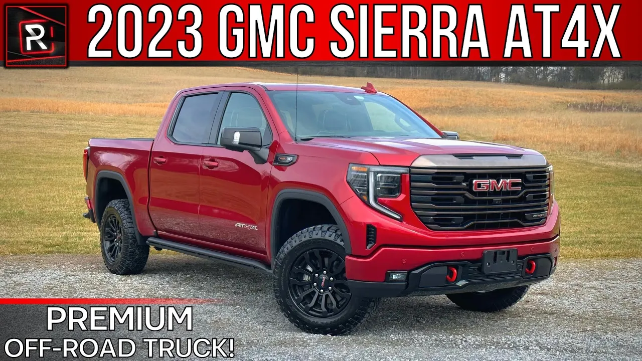 The 2023 GMC Sierra AT4X Is GM's Peak In Premium Off-Road Trucks