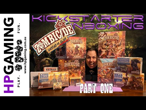 GameLINK! | Unboxing | Zombicide Undead Or Alive Kickstarter Pt. 1