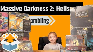 Massive Darkness All In Unboxing & Rambling - We Literally Couldn't Even Finish