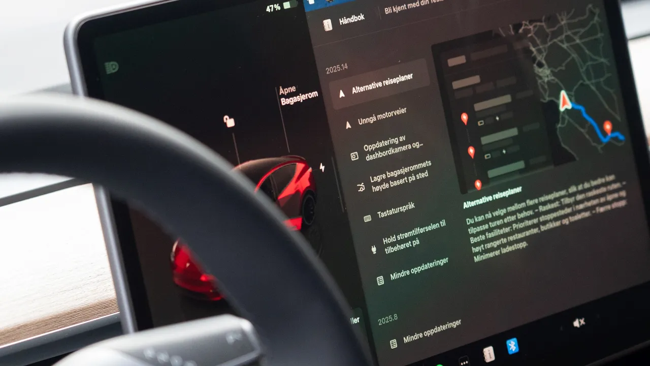 Vår-oppdateringen til Tesla er her! 2025.14
