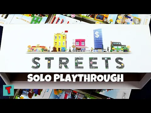Streets | Board Game | Solo Playthrough | Learn to Play | Totally Tabled